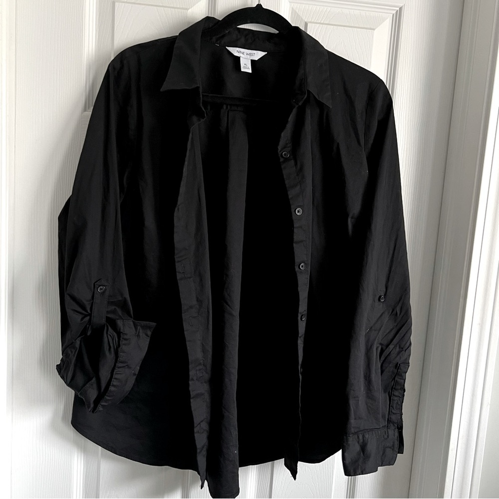 Black Collared Shirt 🖤 Nine West